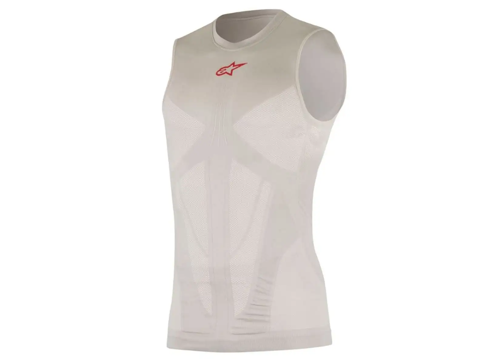 Alpinestars MTB Tech Tank Top Ärmelloses Shirt silber/rot