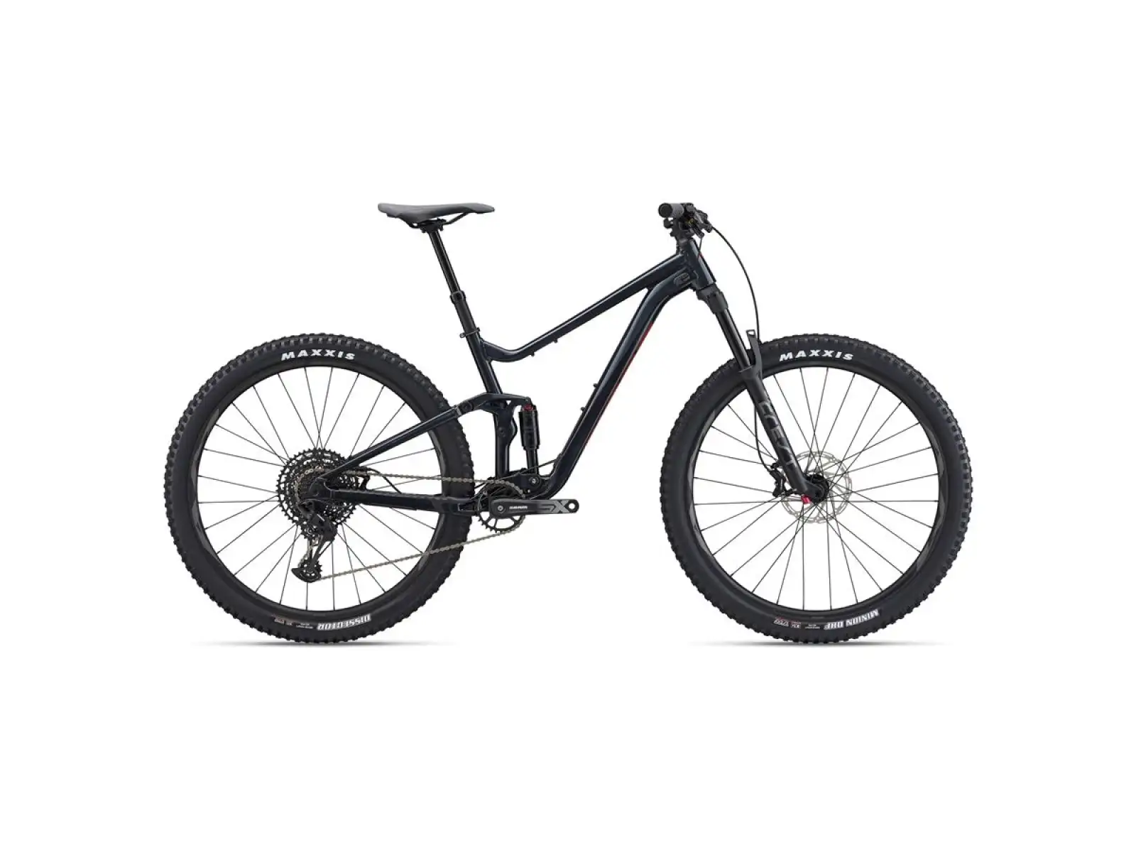 Giant Stance 29 1 vollgefedertes Fahrrad Metallic Black