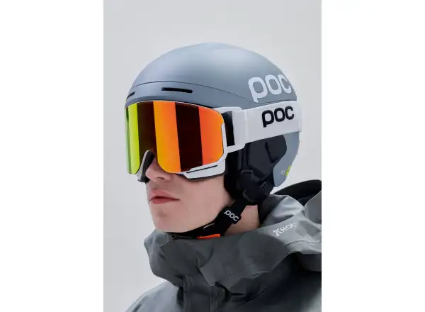POC Nexal Skibrille Hydrogen White/Partly Sunny Orange