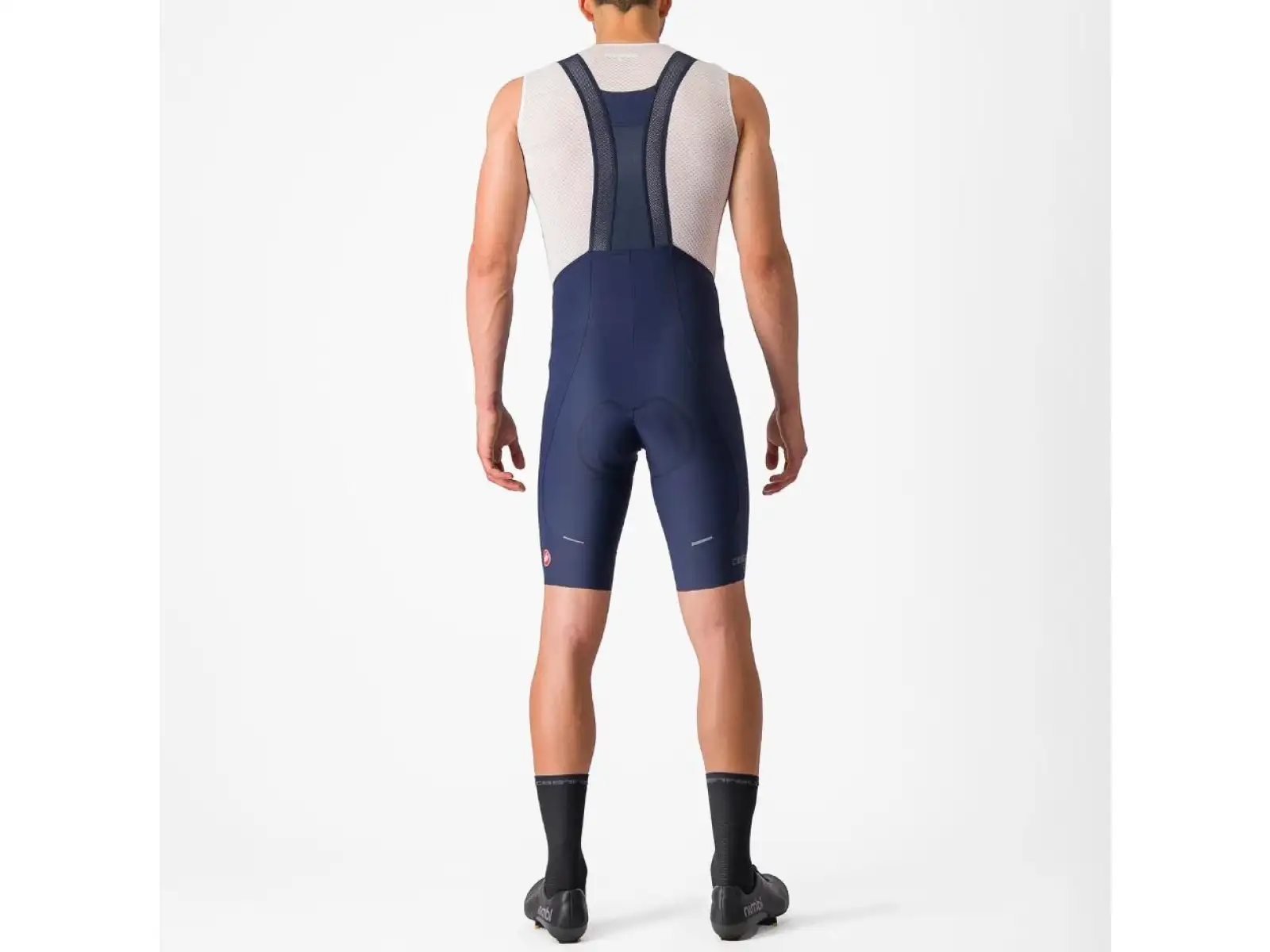 Castelli Espresso 3 Herren-Shorts mit Einsatz und Träger Belgian Blue