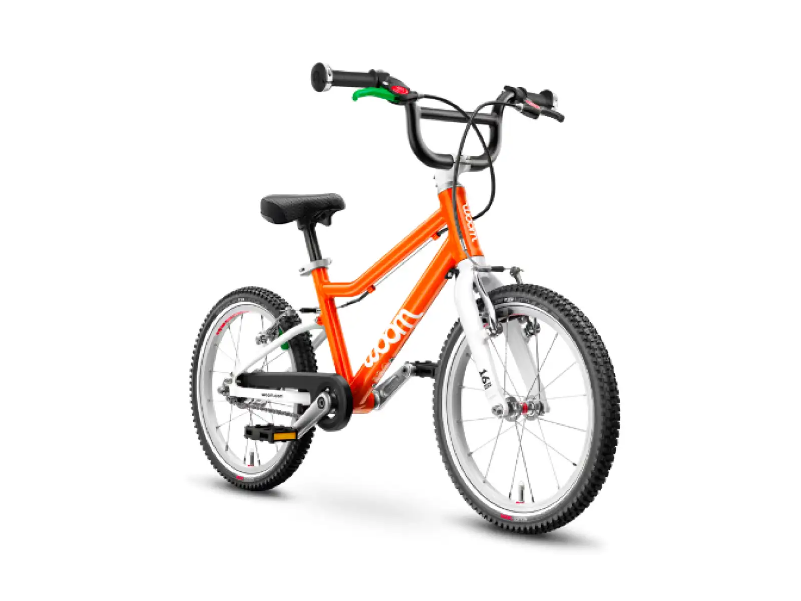 Woom 3 Flame Orange Automagic 16" Kinderfahrrad