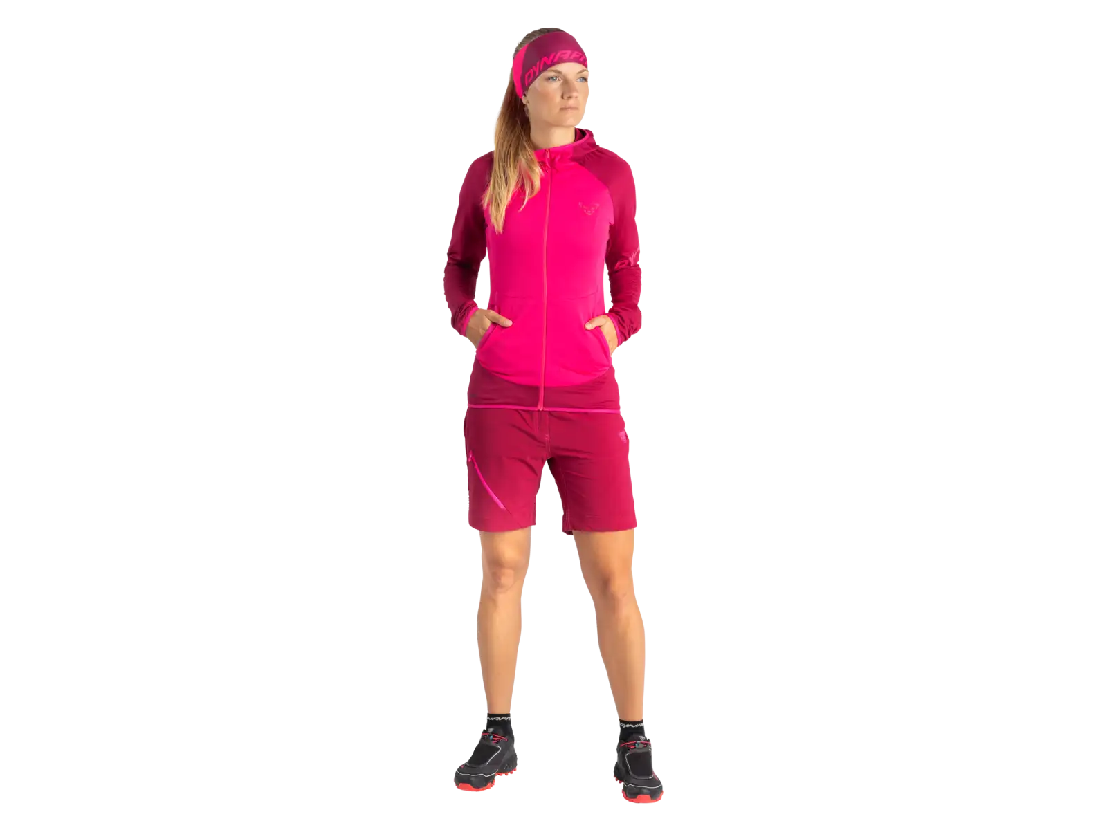 Dynafit Transalper Light Hoody Damen Funktionshoodie Beet Rot