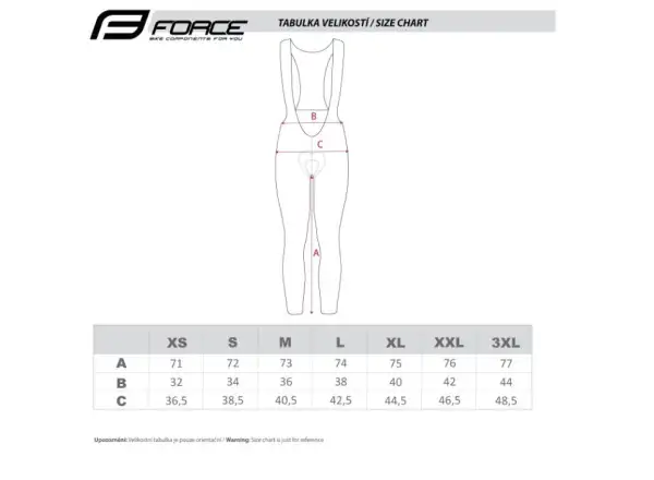Force Reflex Line Herrenhose mit Latz und Polsterung Schwarz