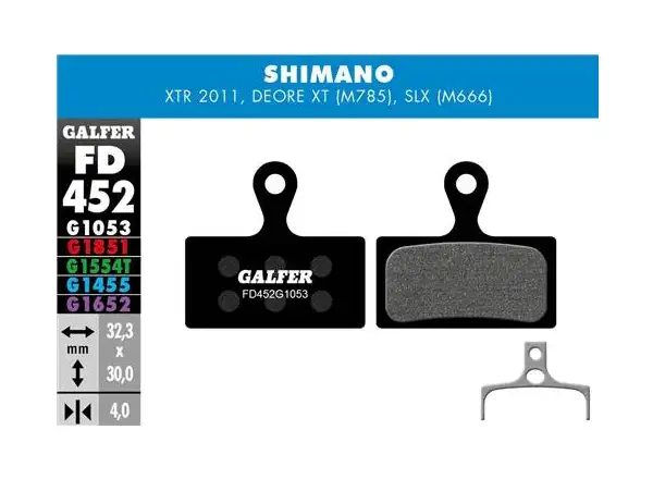 Galfer FD452 Standard G1053 Bremsscheiben für Shimano.
