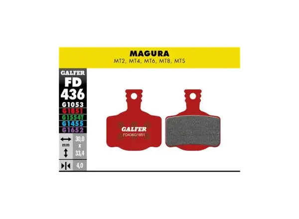 Galfer FD436 Advanced Bremsbeläge Magura MT2/MT4/MT6/MT8/MTS