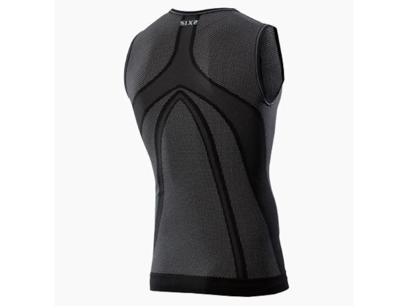SIXS SMX Funktionsshirt ohne Ärmel in Schwarz.