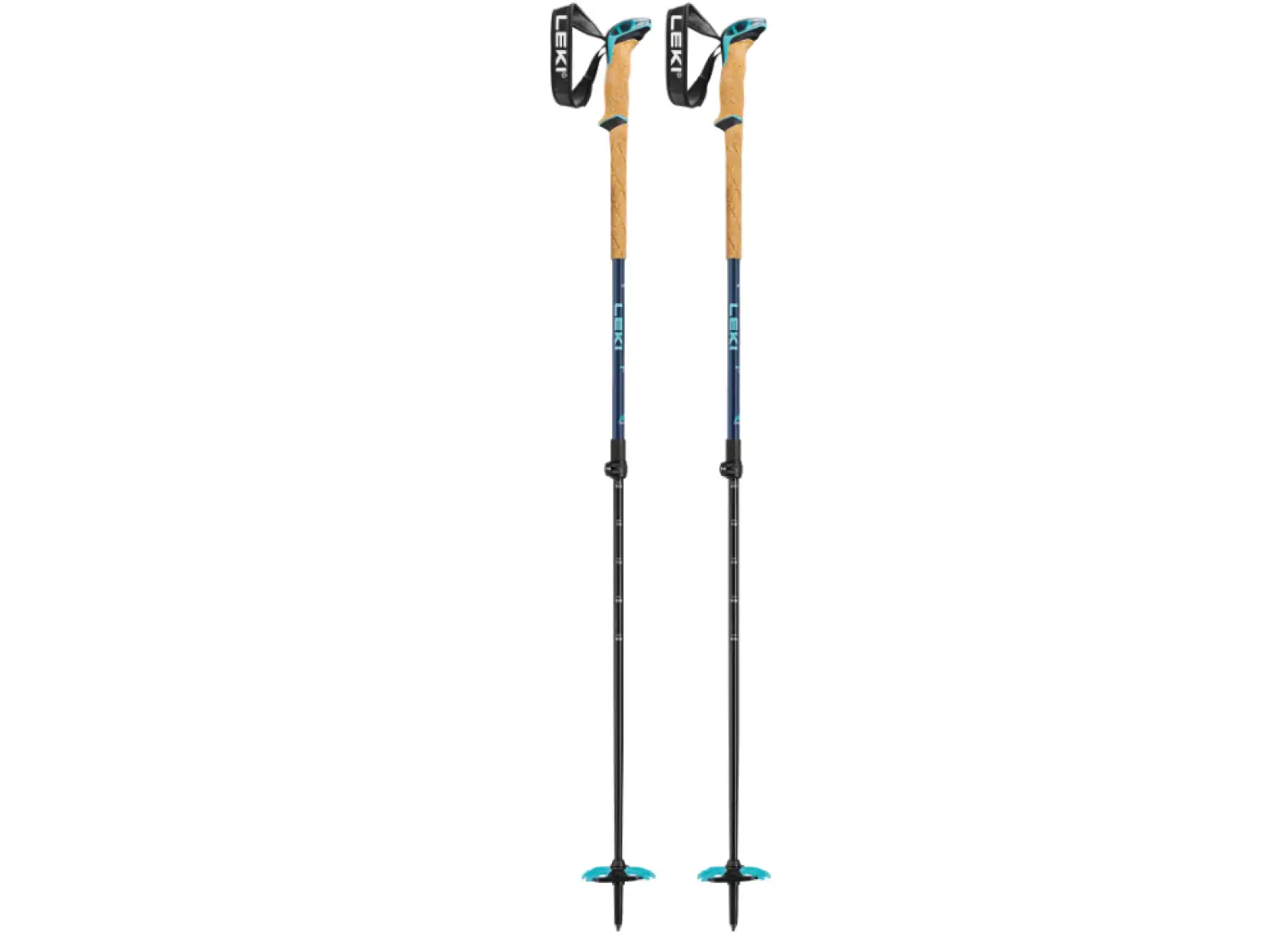 Skistöcke Leki Bernina Lite 2 Damen 100-135 cm Denim Blau