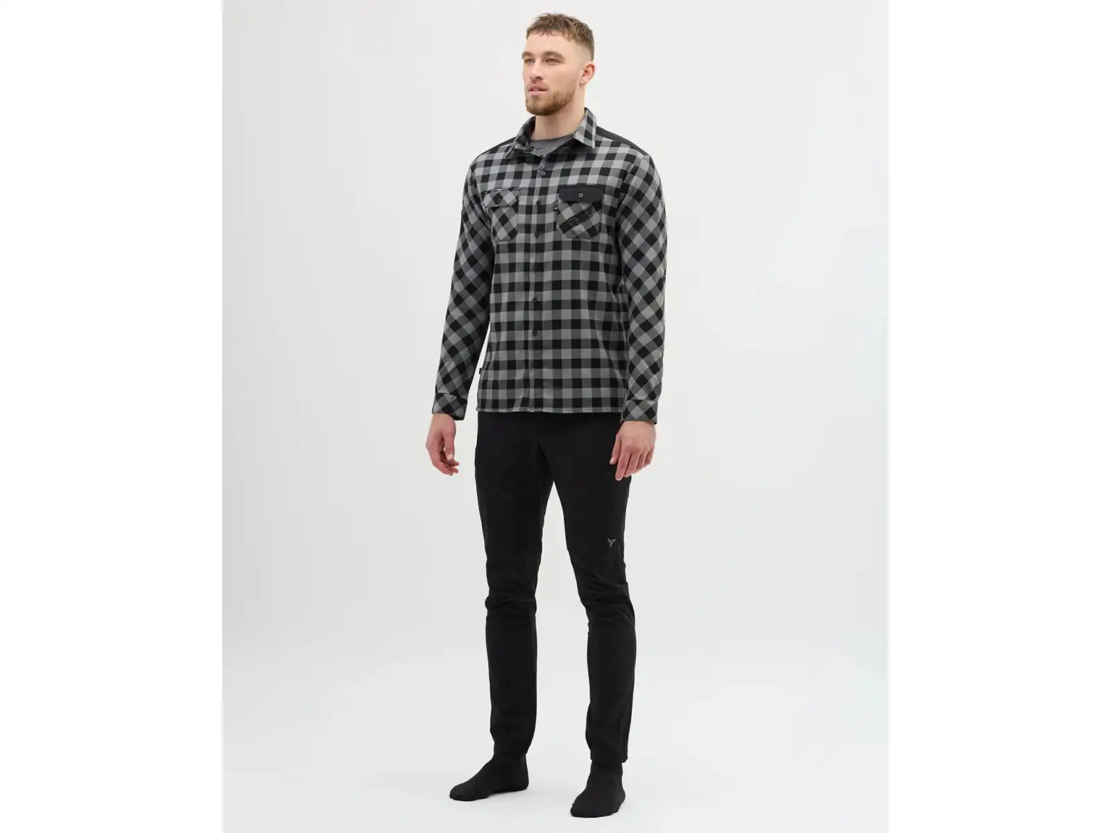 Silvini Farini Herrenhemd Grey/Black