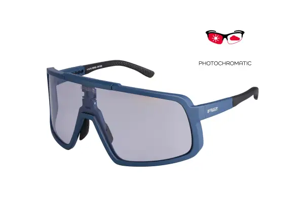 R2 Revel Sonnenbrille matt blau-grau/fotochromatisch grau