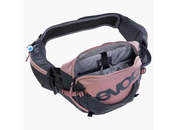 Evoc Hip Pack Pro 3 l Hüfttasche in Dusty Pink/Carbon Grey.