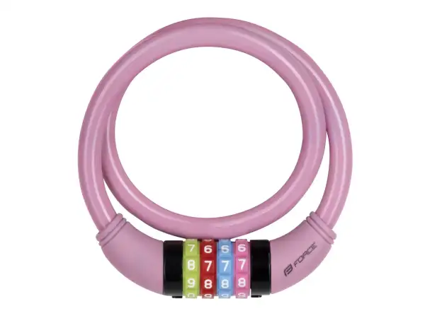 Force L12/650 mm Zahlenschloss rosa