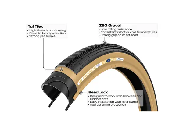 Panaracer GravelKing SS B2 35-622 Schotterreifen mit Kevlar