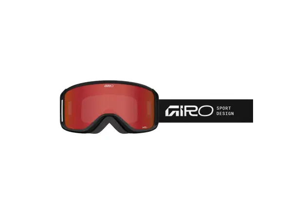 Giro Sagen Skibrille schwarz Stacked/Amber Scarlet/Yellow (2Gläser)