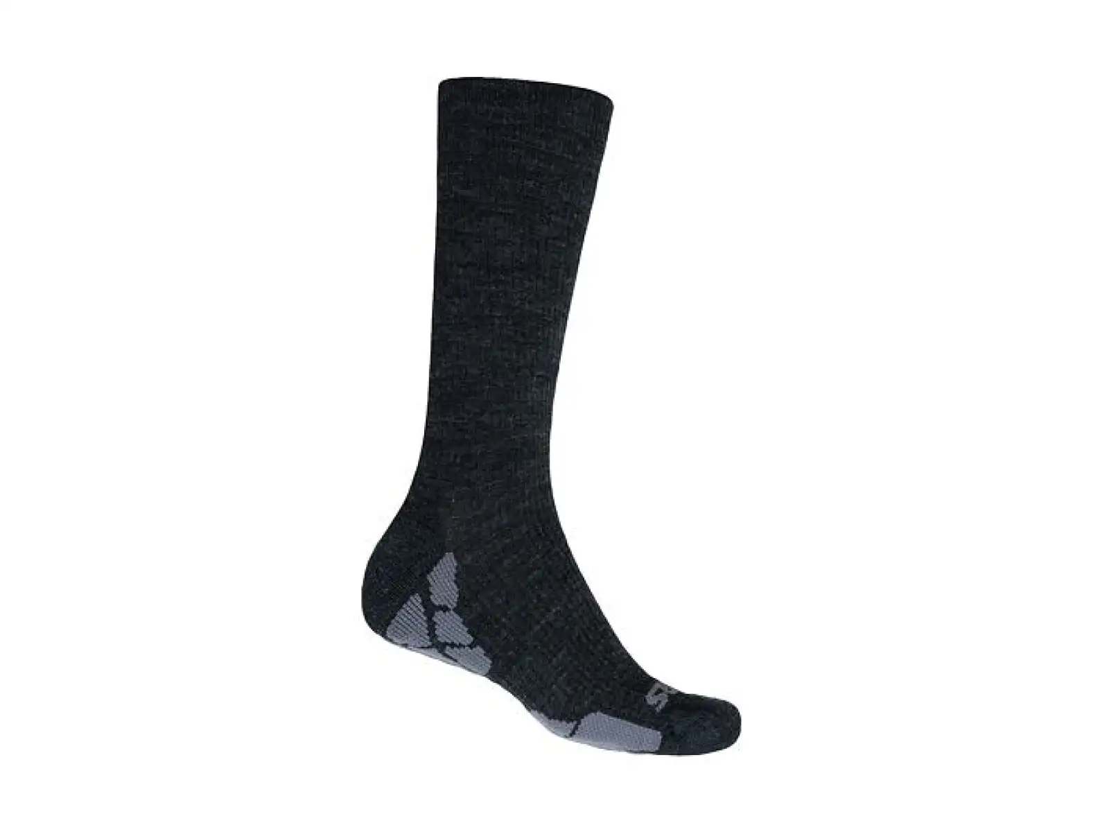 Sensor Hiking Merino Socken schwarz/grau