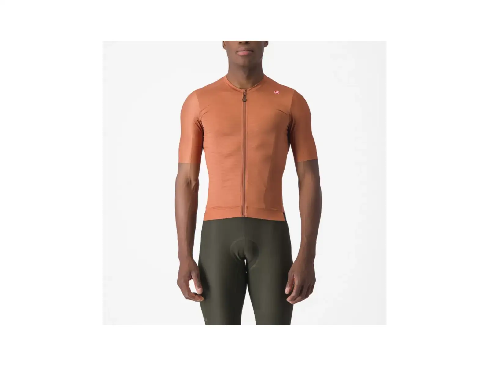 Castelli Espresso Herren-Trikot mit Kurzarm Mocha/Dunkelgrau