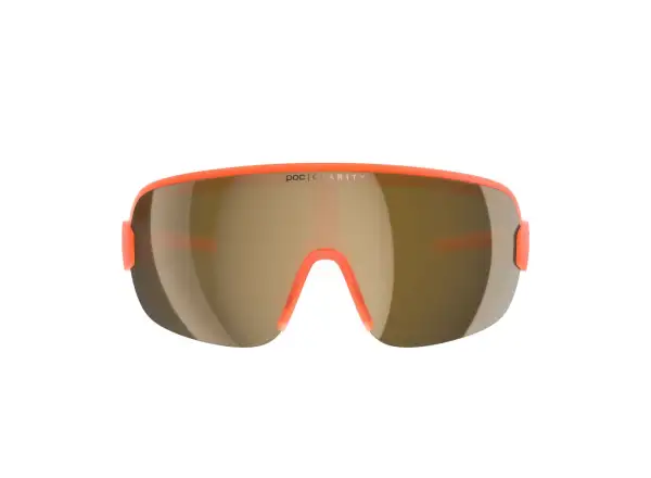 POC Aim Brille Fluorescent Orange Translucent/Violet Gold Mirror
