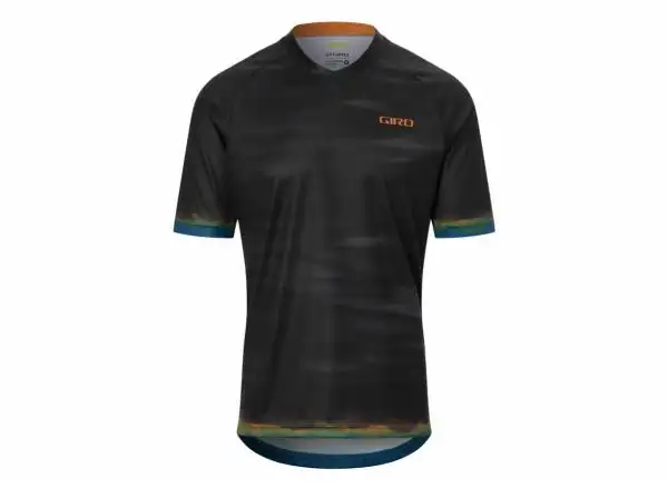 Giro Roust Herren-Trikot kurzarm Schwarz Hot Lap