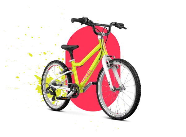 Woom GO 4 Kinderfahrrad neon lime