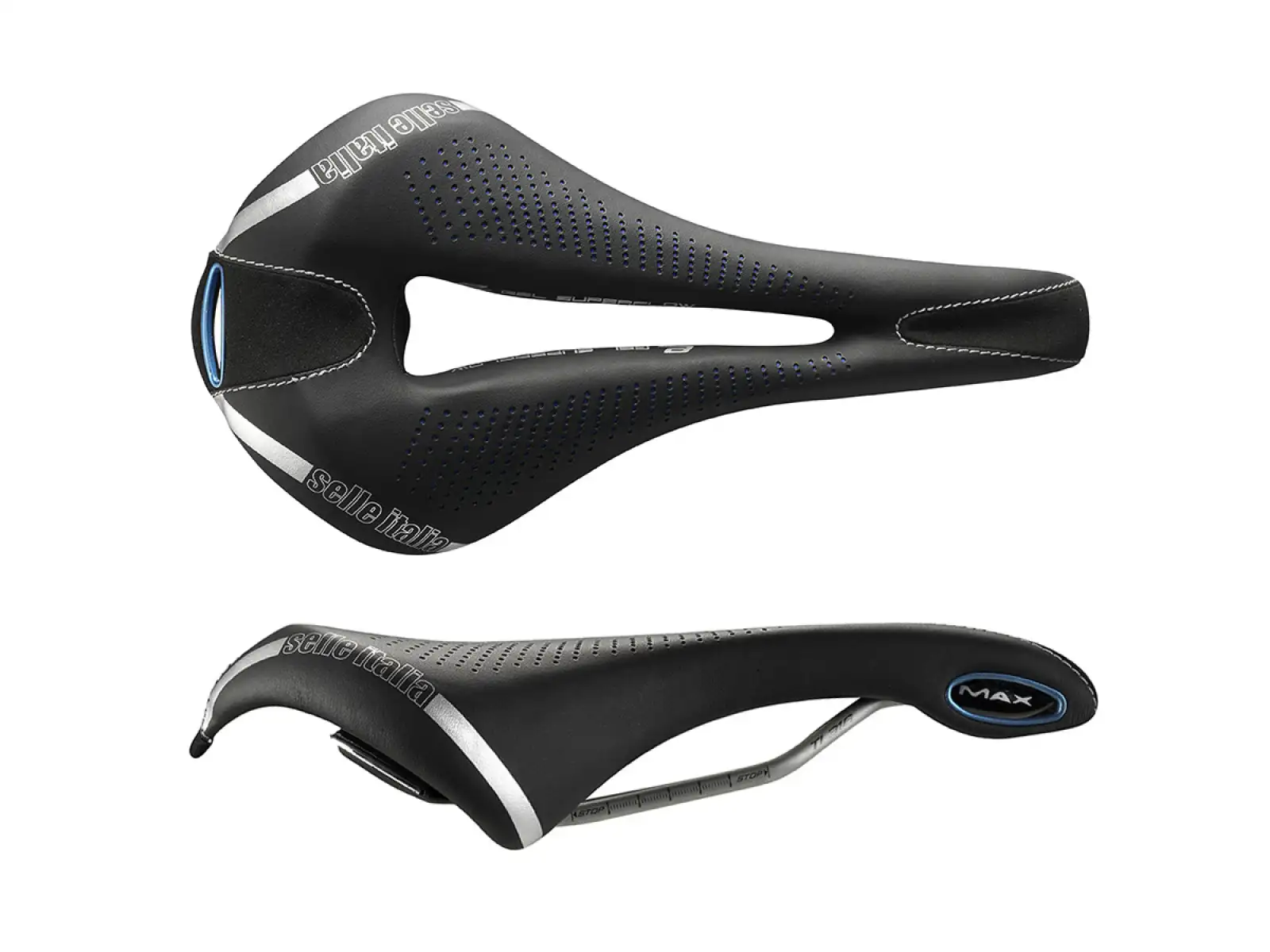 Selle Italia Max Flite E-bike Gel SuperFlow L3 Sattel Schwarz