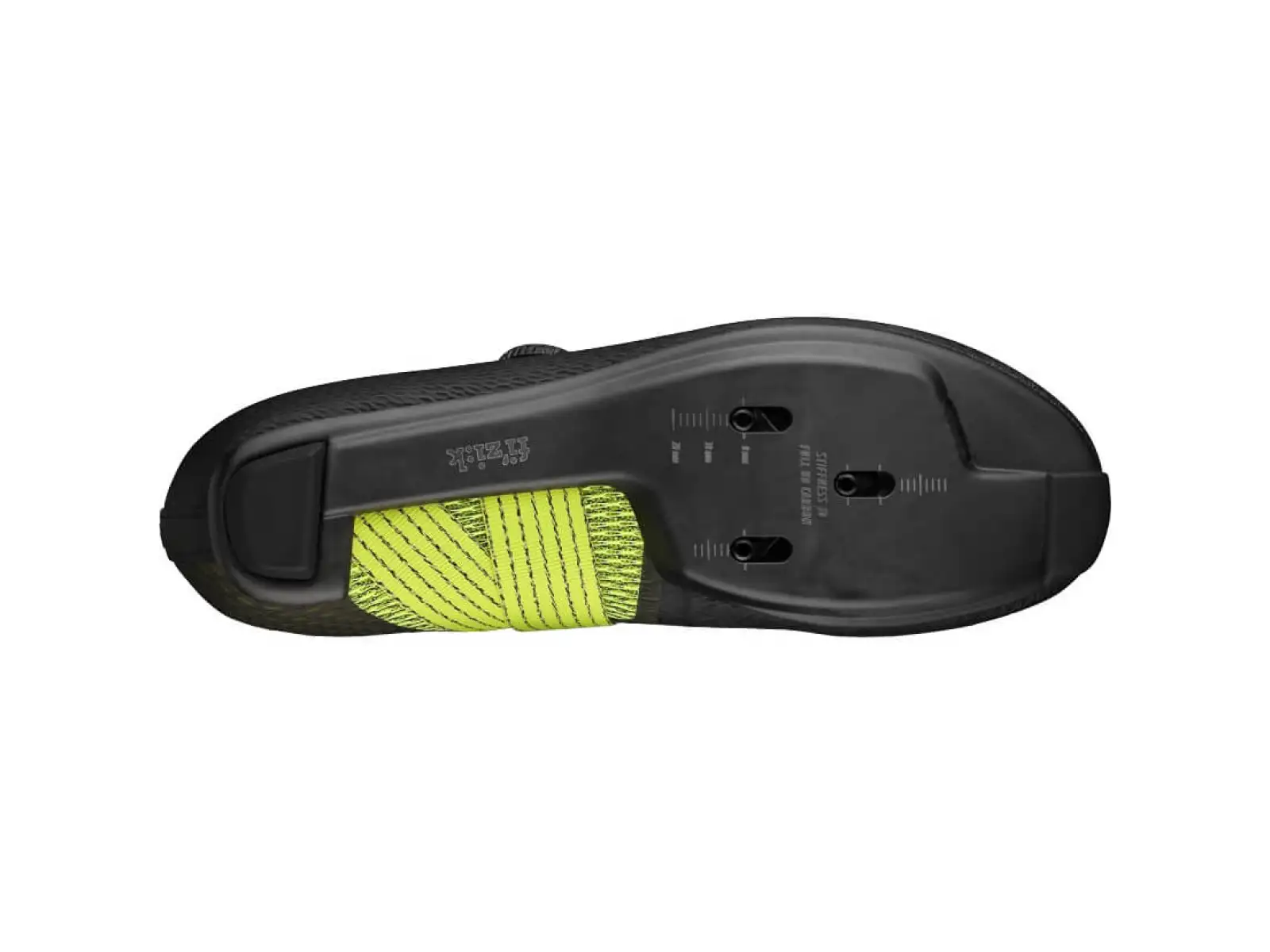 Fizik Stabilita Carbon Herren Rennradschuhe Black/Yellow Fluo