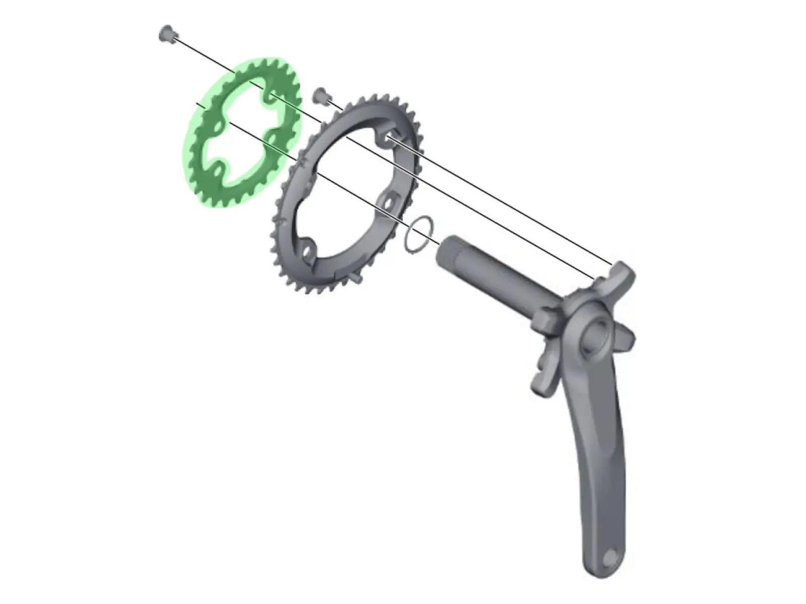 Shimano XT FC-M8000-2 Kettenblatt 26 Zähne