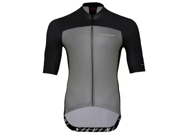 Silvini Stelvio Herren-Trikot Kurzarm Black/Ruby