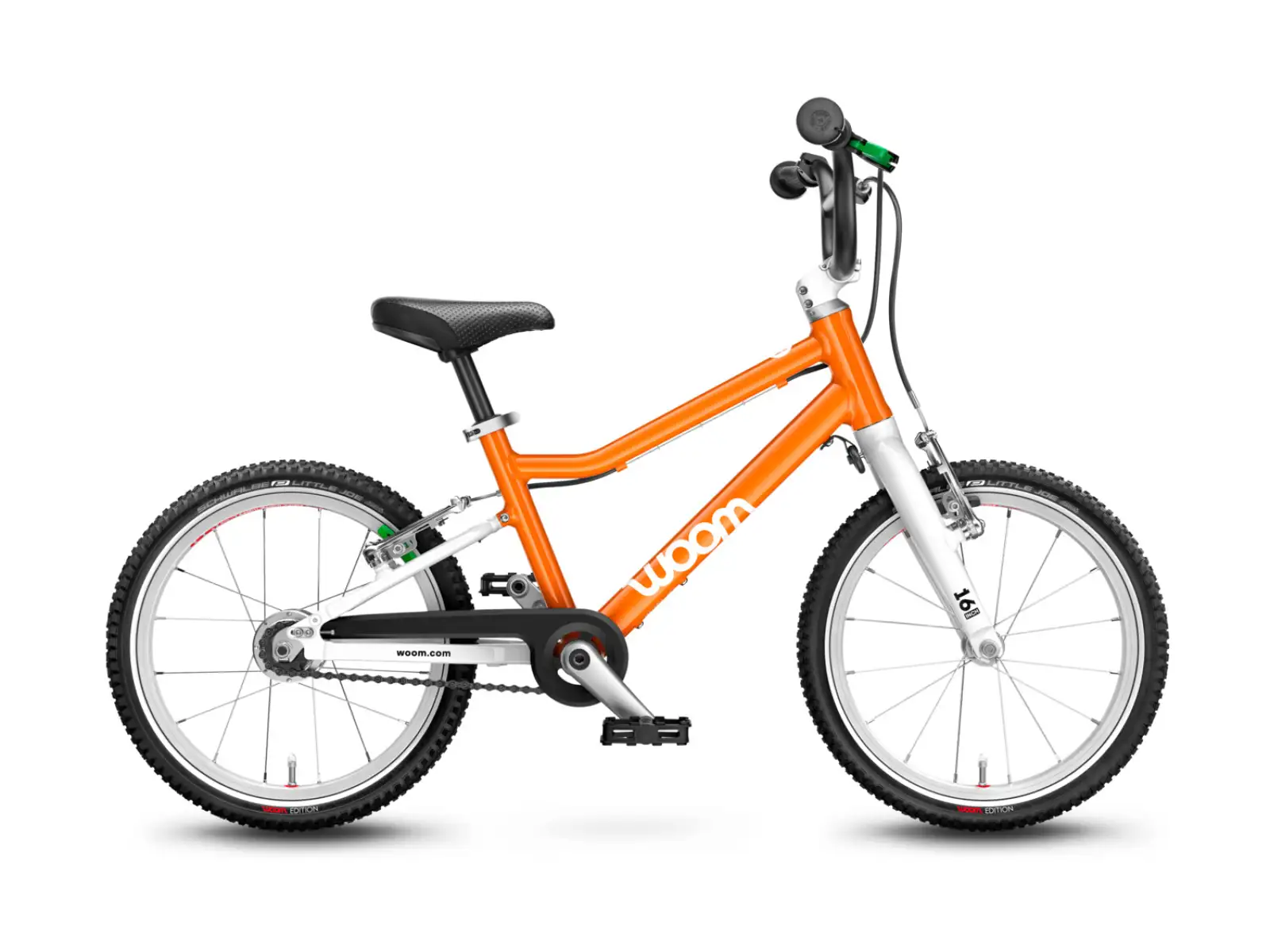 Woom 3 Flame Orange Automagic 16" Kinderfahrrad