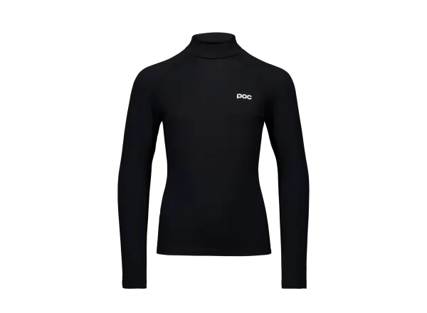 POC Layer Merino Kinderunterhemd langer Ärmel Uran-Schwarz