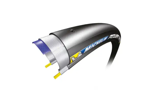 Michelin Power Road Black TS TLR Straßenreifen Kevlar Schwarz