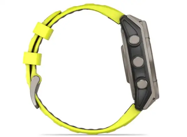 Garmin fenix 8 - 51 mm Solar Sapphire Smartwatch Titanium Yellow/Graphite