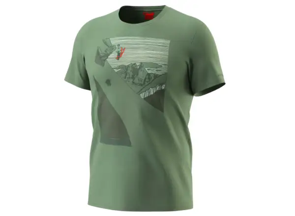 Dynafit X Simon Charriere Herren T-Shirt Kurzarm Sage/Chamonix