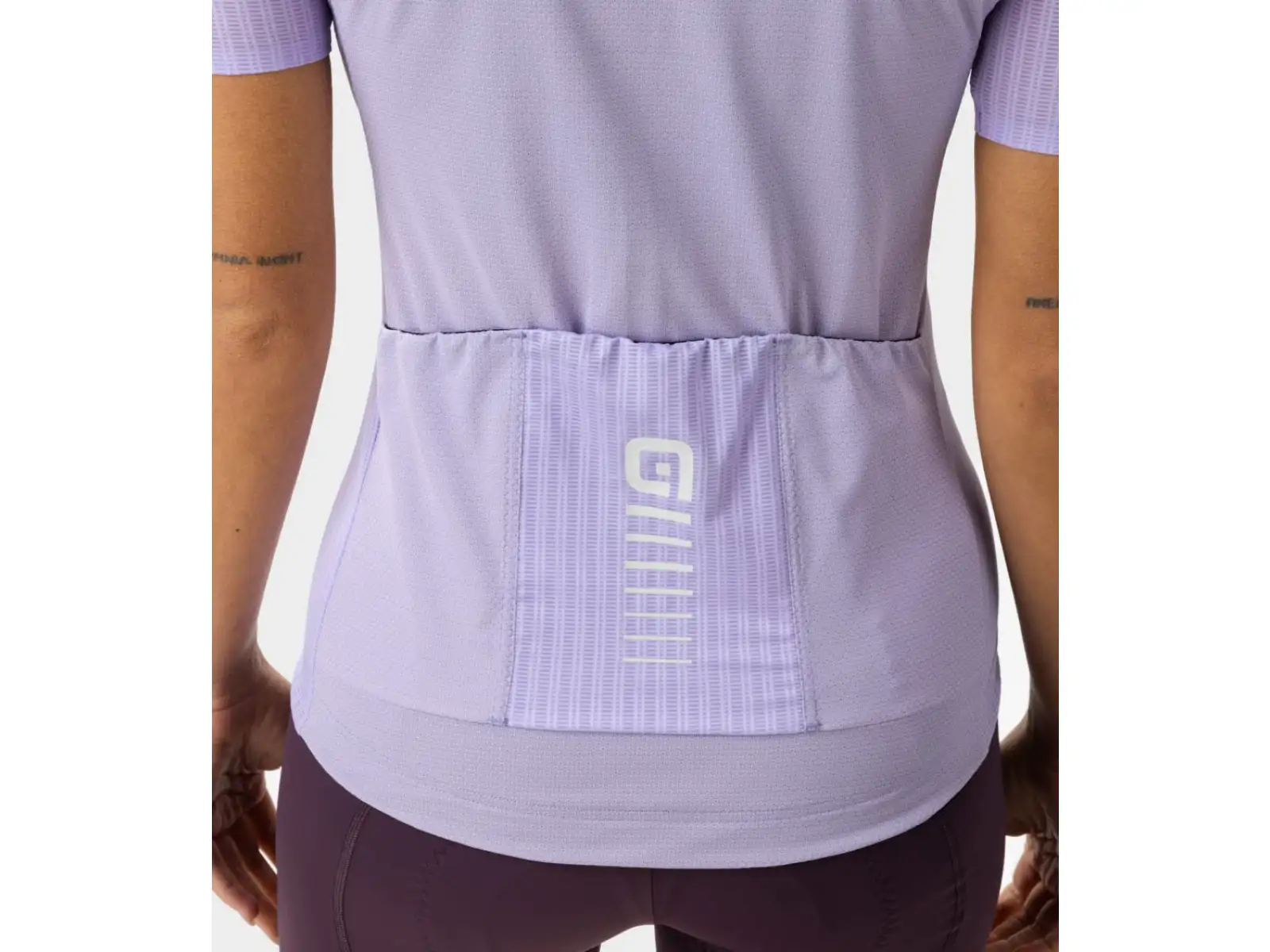 Alé R-EV1 Silver Cooling Damen Kurzarmtrikot lavendel