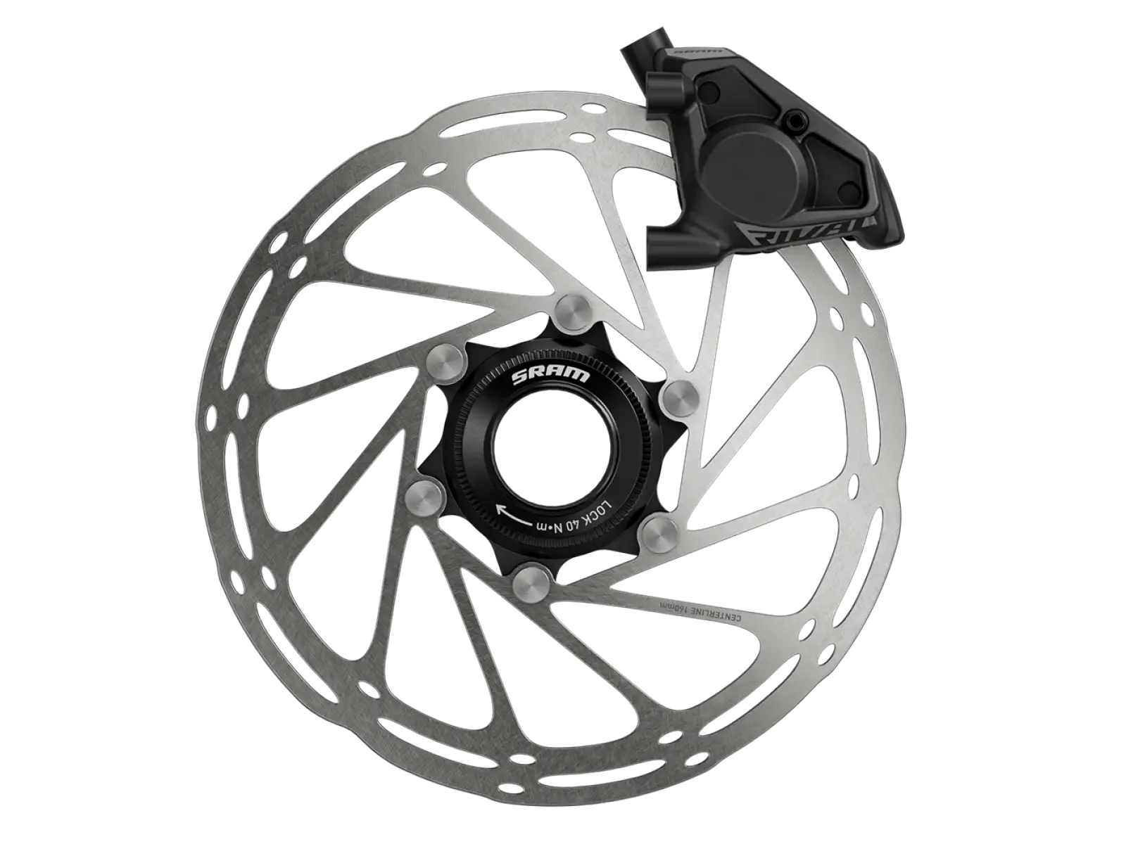 Rival AXS HRD E1 – Rechts – Flat Mount Bremsheben & Bremssattel
