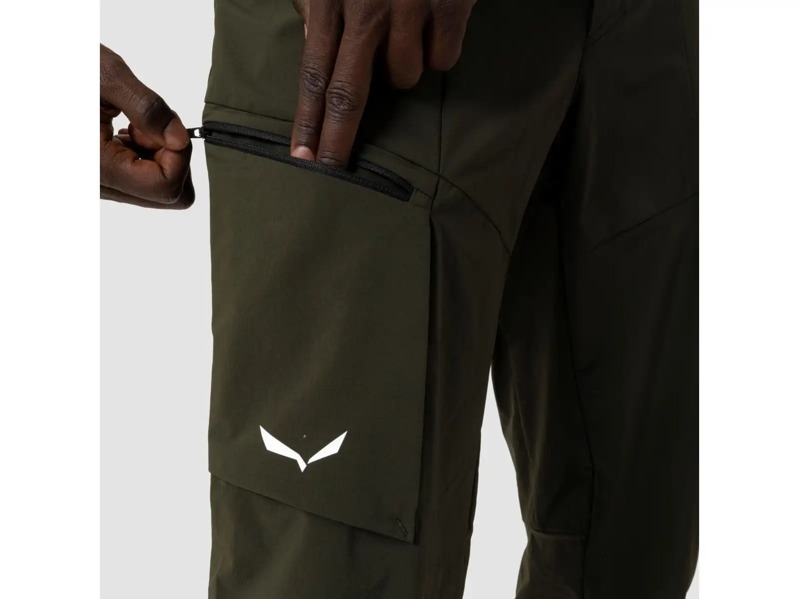 Salewa Puez Durastretch Cargo Herrenhose Black Out