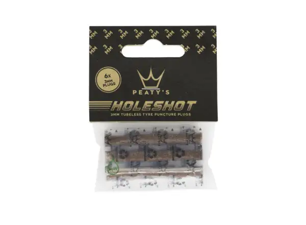 Peatys Holeshot Set mit 6 Knoten à 3 mm.