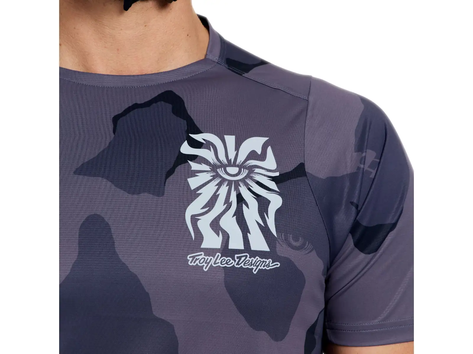 Troy Lee Designs Skyline Pro Herren-Trikot Kurzarm Flow Camo Carbon