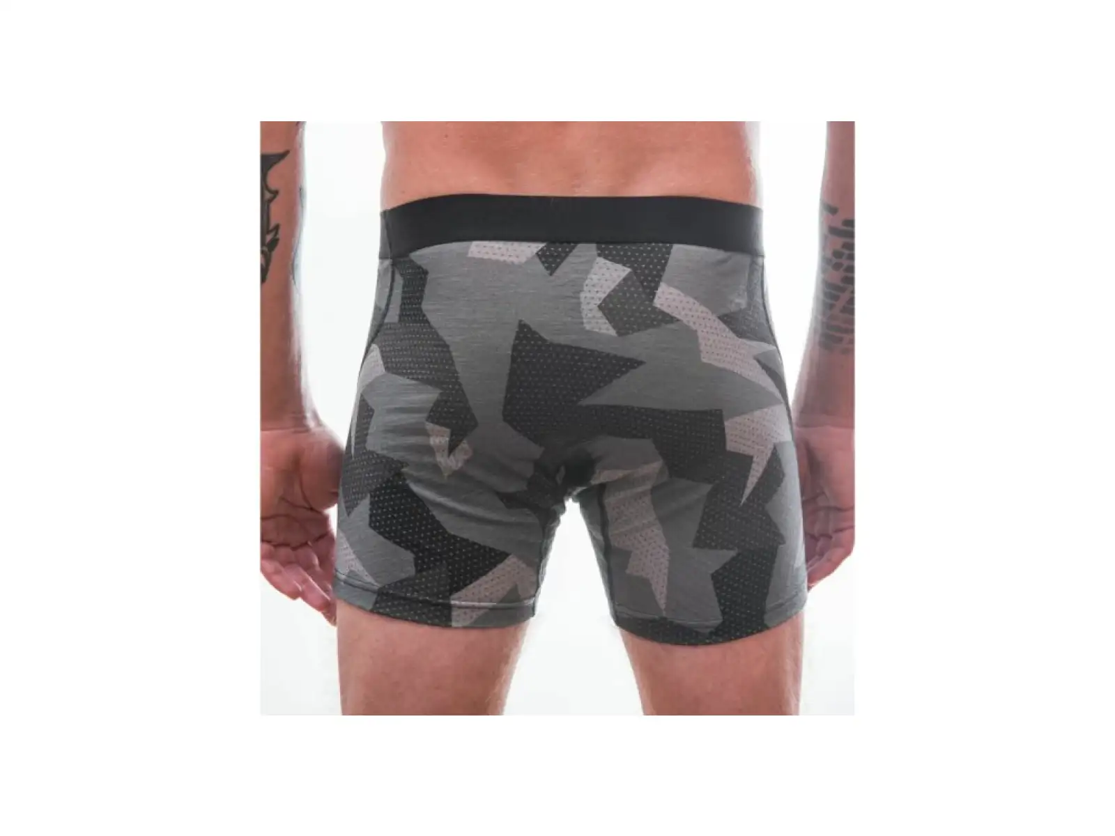 Sensor Merino Impress Herren Thermo-Unterwäsche schwarz/Camo