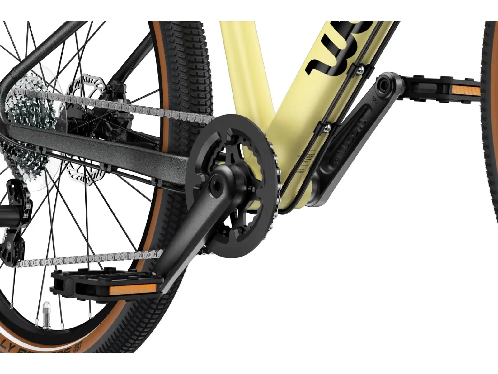 Woom 6 EXPLORE Kinderfahrrad mellow yellow
