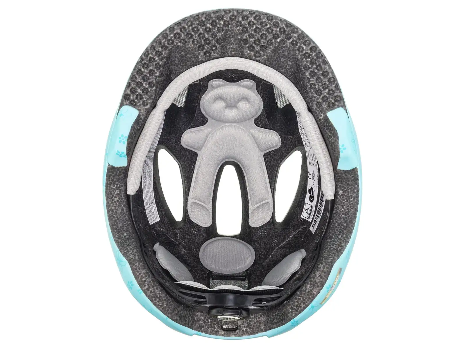 Uvex Oyo Style Kinderhelm Blumen/Cyan Matt