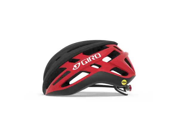 Giro Agilis MIPS Rennradhelm Matt Schwarz/Hellrot