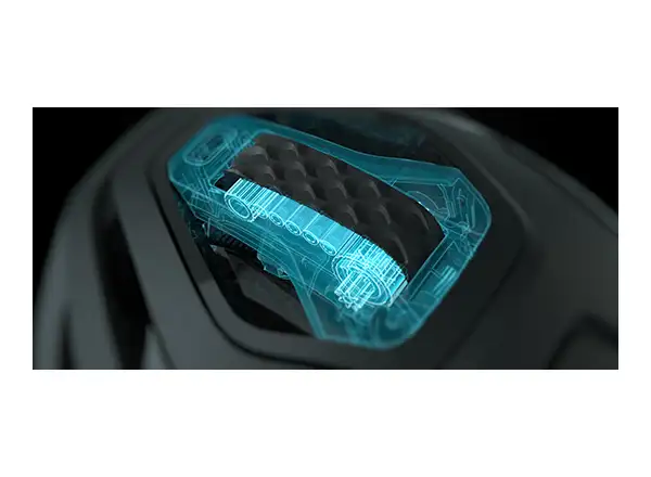 Lazer Vento KinetiCore Helm schwarz/silber