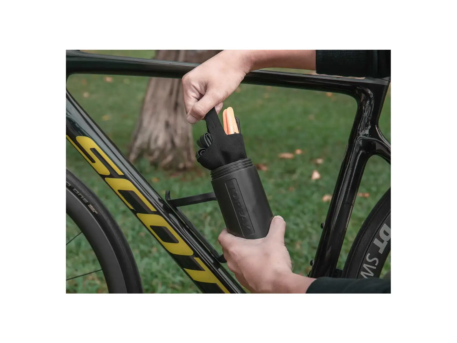Topeak Escape Pod S Flaschenkorb-Tasche