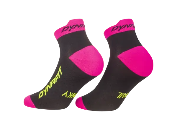 Dynafit Trail Short Laufsocken Black Out/Pink Glo