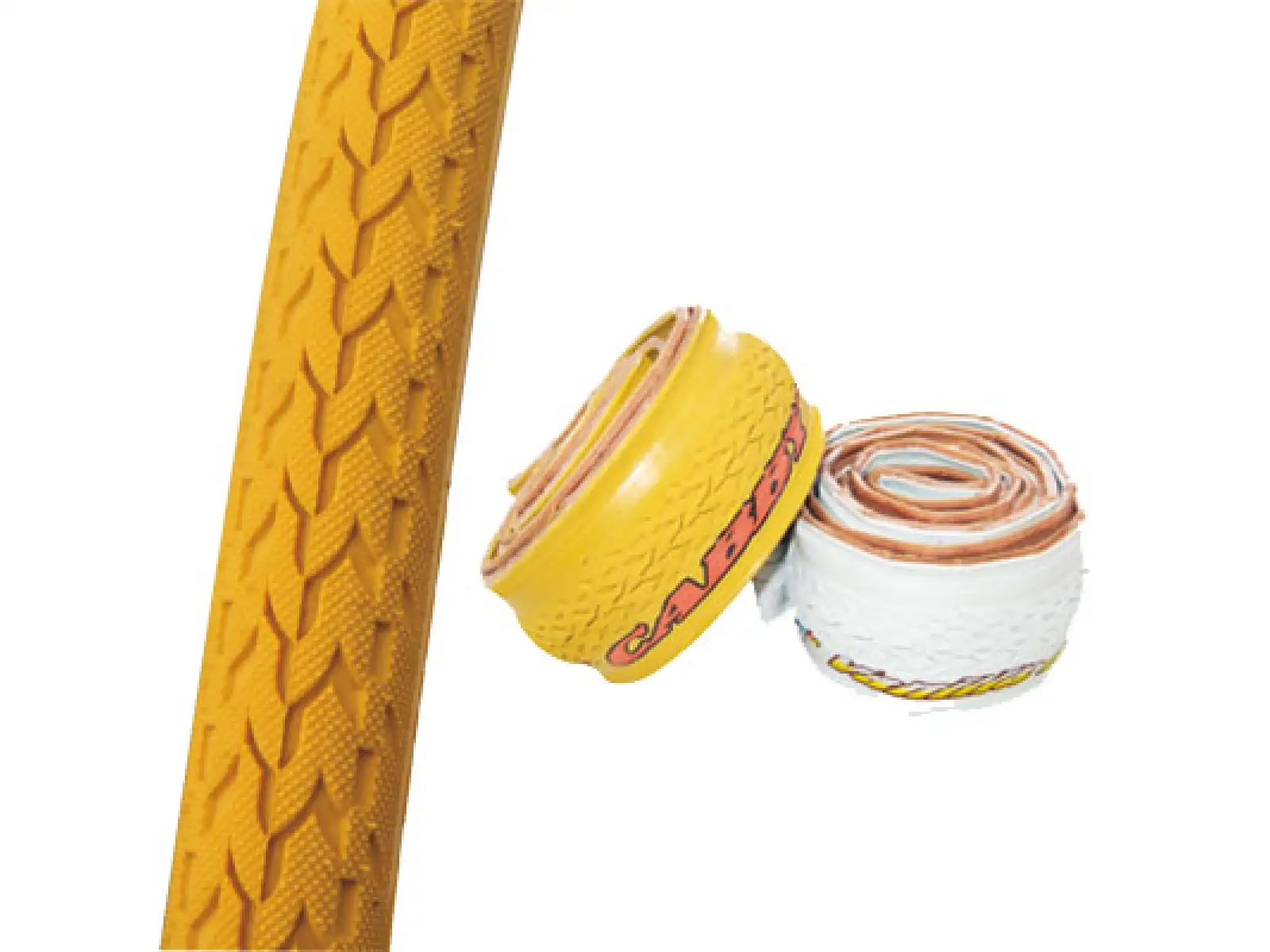 Point Fixie Pops Cabby Fixie Reifen Kevlar 24-622 Gelb