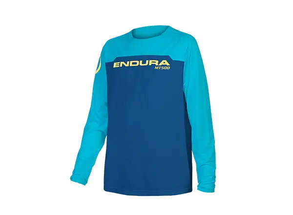 Endura MT500 Burner Kinderlangarmtrikot Blaubeere