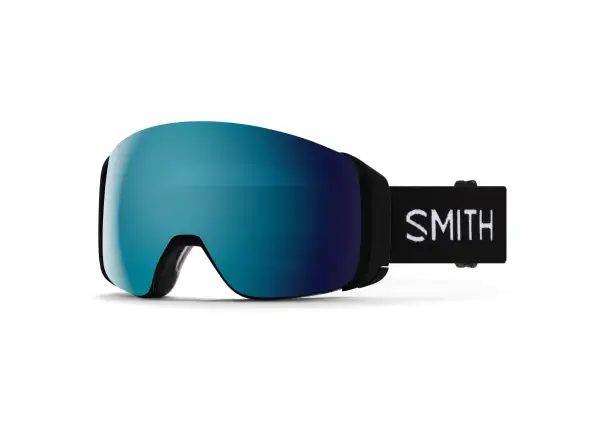Smith 4D Mag Skibrille Black / ChromaPop Sun Blue Mirror (2 Gläser)