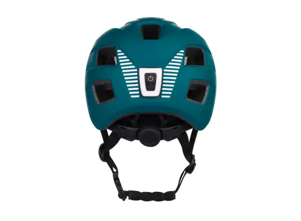 Force Zebu Kinderhelm mit Blinklicht petrol