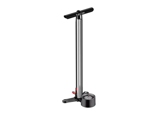 Lezyne CNC Floor Drive 3.5 Pumpe Silver Gloss