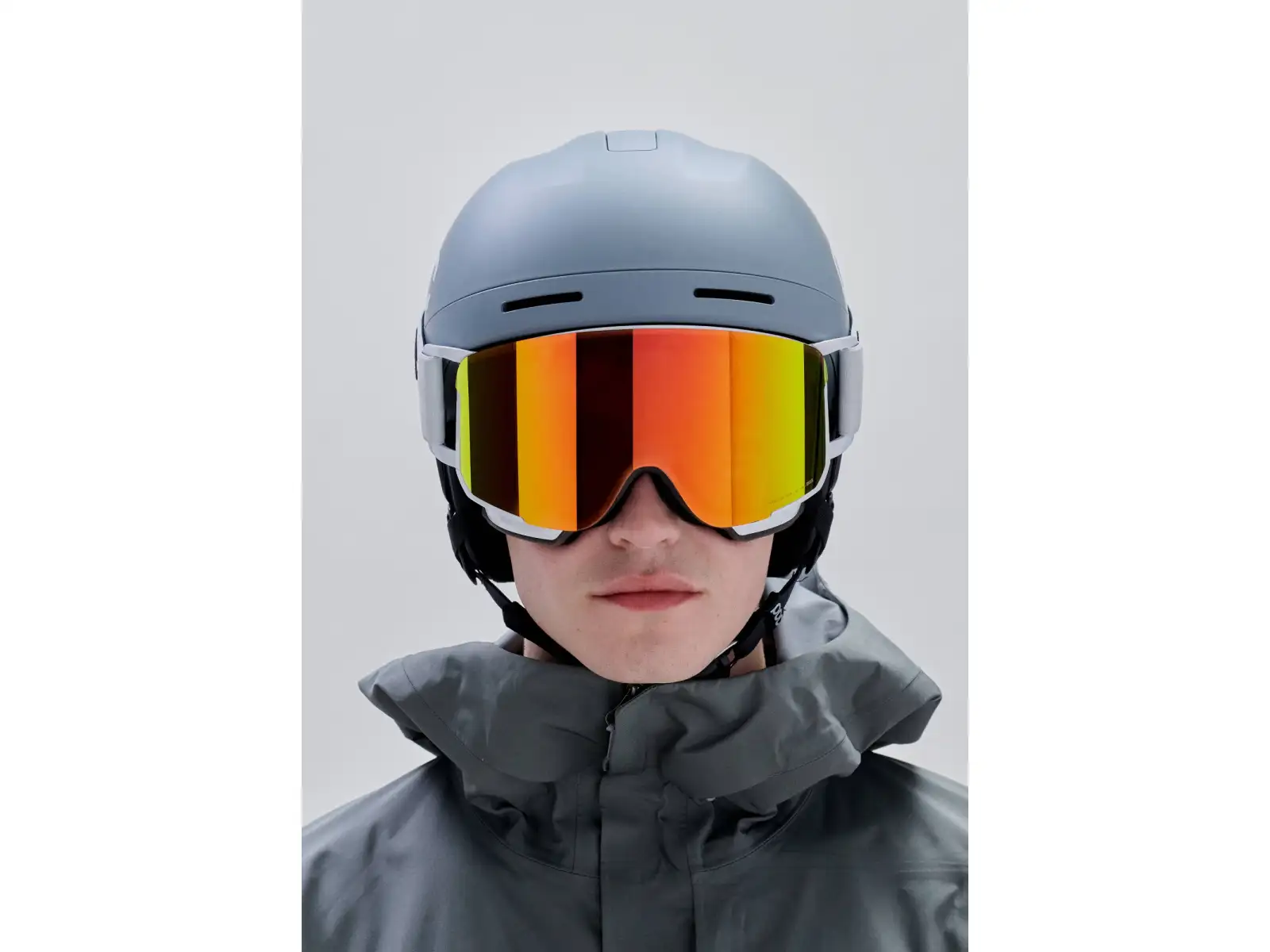POC Nexal Skibrille Hydrogen White/Partly Sunny Orange