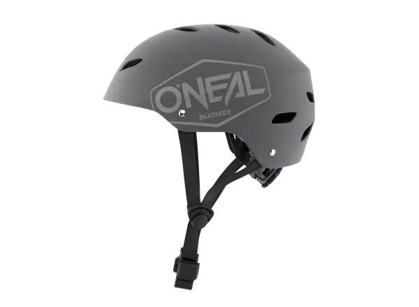 ONeal Dirt Lid Jugend Kinderhelm Einfarbig Grau